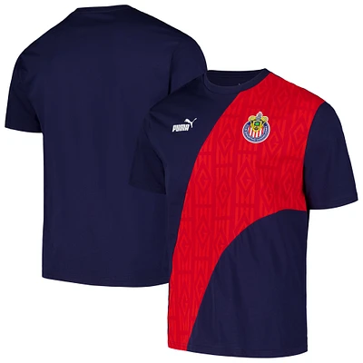 T-shirt Puma Chivas ftblCulture bleu marine pour hommes