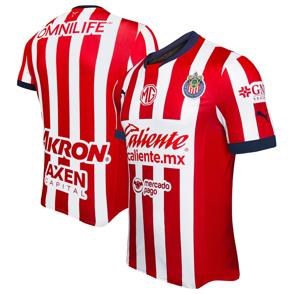 Men's Puma Red Chivas 2024/25 Home Replica Jersey