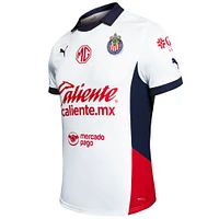 Men's Puma White Chivas 2024/25 Away Replica Jersey