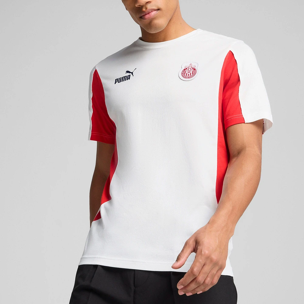 Men's Puma White Chivas FtblArchive T-Shirt