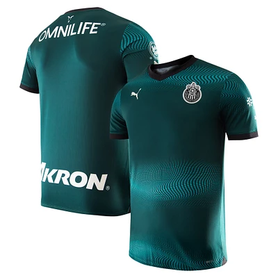 Youth Puma Green Chivas 2023/24 Third Replica Jersey