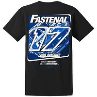 Men's RFK Racing Black Chris Buescher Fastenal Car T-Shirt