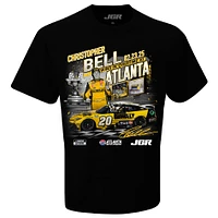 Men's Checkered Flag Sports Black Christopher Bell 2025 Ambetter Health 400 Race Winner T-Shirt