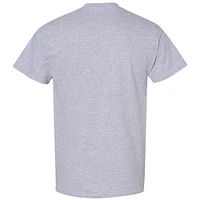 T-shirt à damier pour homme, gris chiné, victoire de la course du Grand Prix automobile EchoPark 2025 Christopher Bell