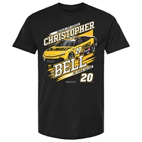 Men's Joe Gibbs Racing Team Collection Black Christopher Bell DEWALT Car T-Shirt