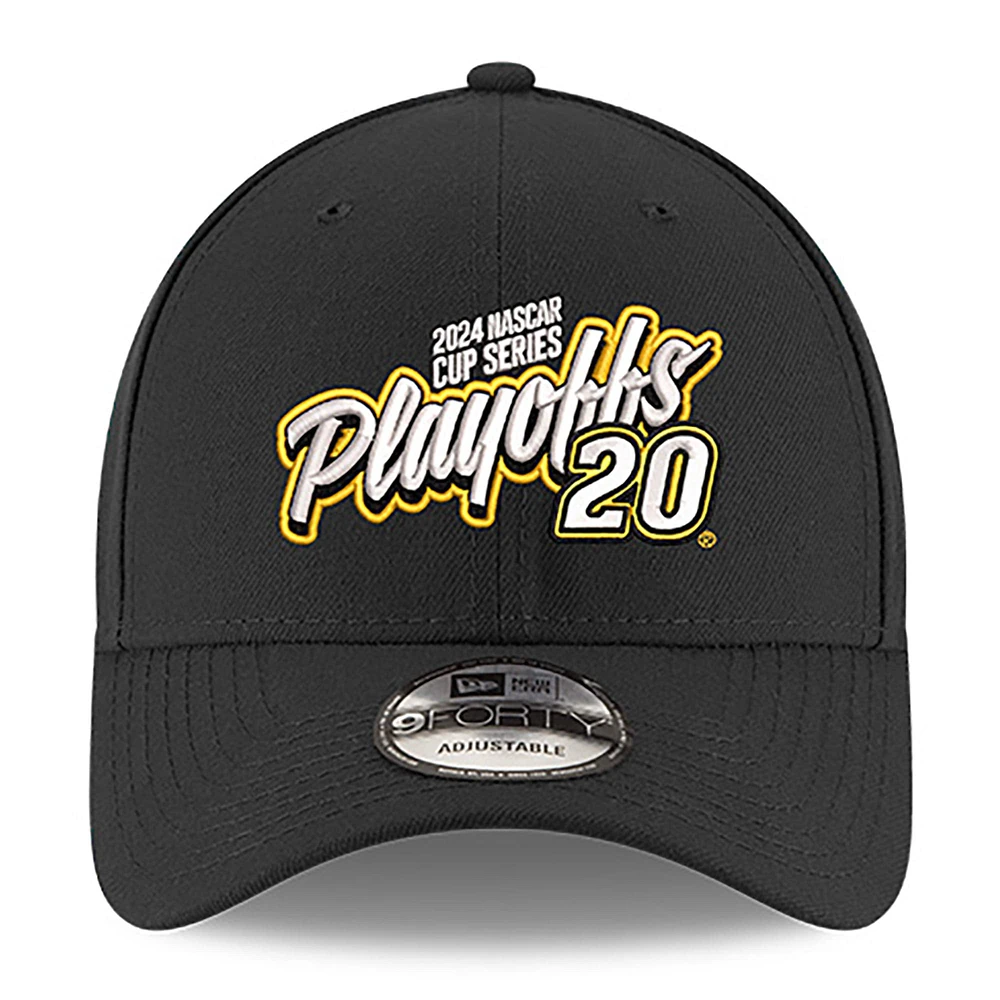 Casquette ajustable 9FORTY Christopher Bell 2024 NASCAR Chase For The Cup Playoffs pour homme New Era noire