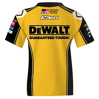 Youth Joe Gibbs Racing Team Collection  Yellow Christopher Bell DeWalt Uniform T-Shirt