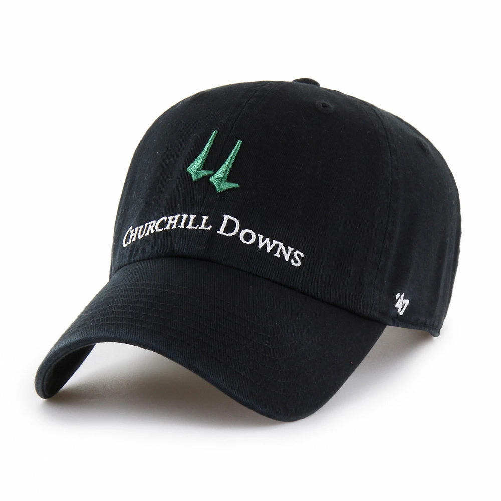 Casquette ajustable '47 Churchill Downs Clean Up pour hommes, noire