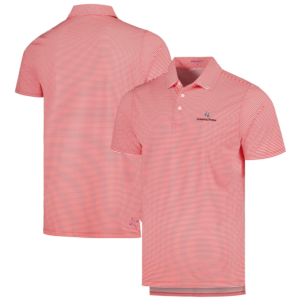 Men's B. Draddy Red Churchill Downs Sport Jimmy Polo