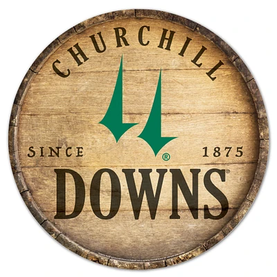 Churchill Downs WinCraft 14'' Round Wood Sign