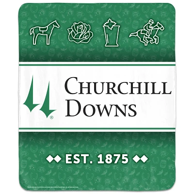 WinCraft Churchill Downs 50'' x 60'' Plush Sherpa Blanket