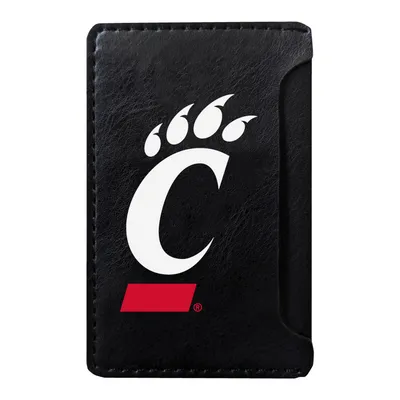 Cincinnati Bearcats Faux Leather Phone Wallet Sleeve - Black