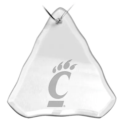 Cincinnati Bearcats 3.25'' x 3.75'' Glass Tree Ornament