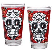 Cincinnati Bearcats Two-Pack 16oz. Dia De Los Muertos Pint Glass Set