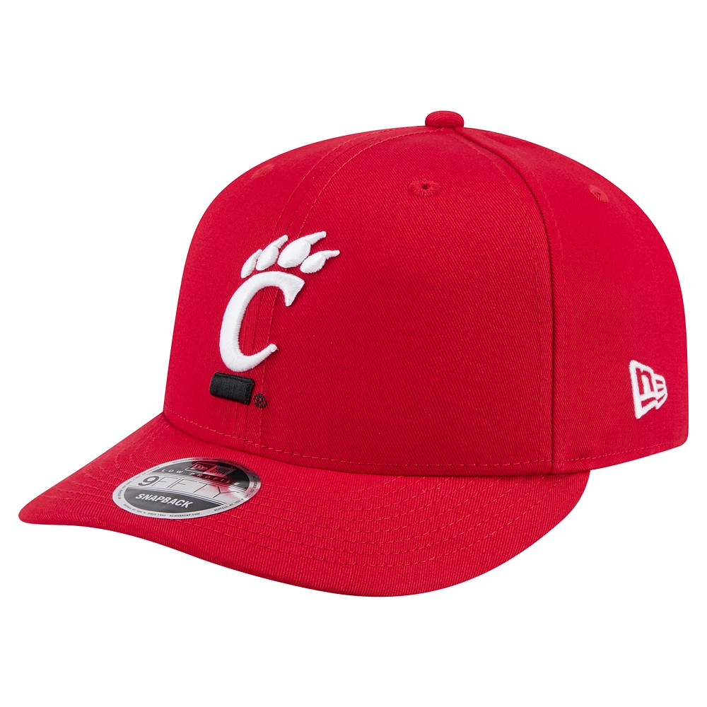 Men's New Era Red Cincinnati Bearcats Low Profile 9FIFTY Snapback Hat