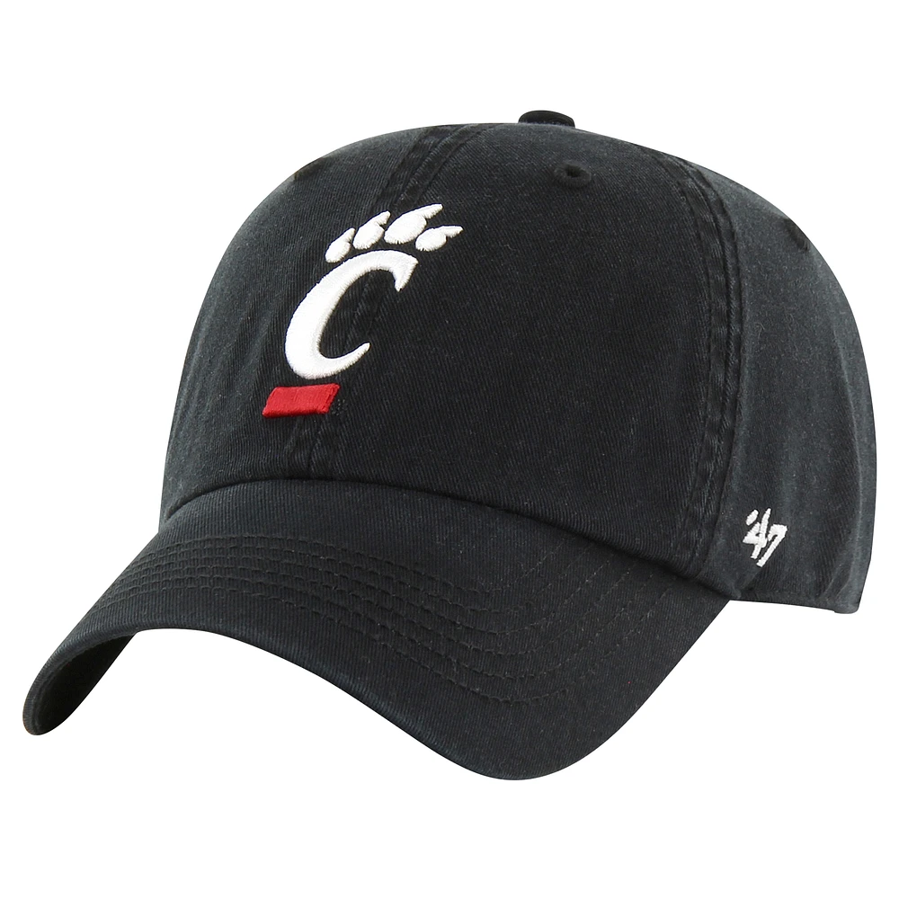 Casquette ajustée '47 noire Cincinnati Bearcats Classic Franchise Legacy pour hommes