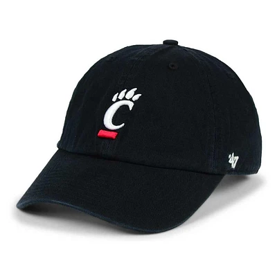 Men's '47 Black Cincinnati Bearcats Vintage Clean Up Adjustable Hat