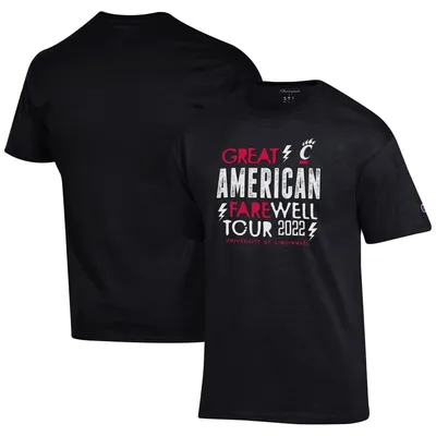 Cincinnati Bearcats Champion Farewell Tour T-Shirt - Black