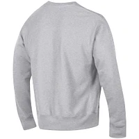 Men's Champion Heathered Gray Cincinnati Bearcats Vault Logo Reverse Weave Pullover Sweatshirt