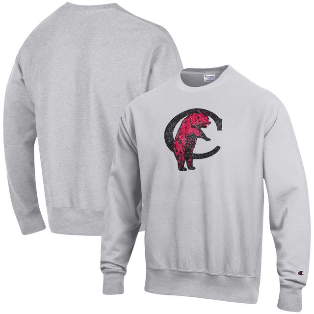 Chandail à armure inversée avec logo Vault des Bearcats de Cincinnati gris chiné Champion pour hommes