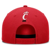 Men's Fanatics Red Cincinnati Bearcats Foul Ball Rope Adjustable Hat