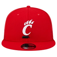 Men's New Era Red Cincinnati Bearcats Trucker 9FIFTY Snapback Hat