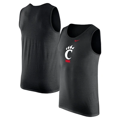 Débardeur Nike noir Cincinnati Bearcats pour homme