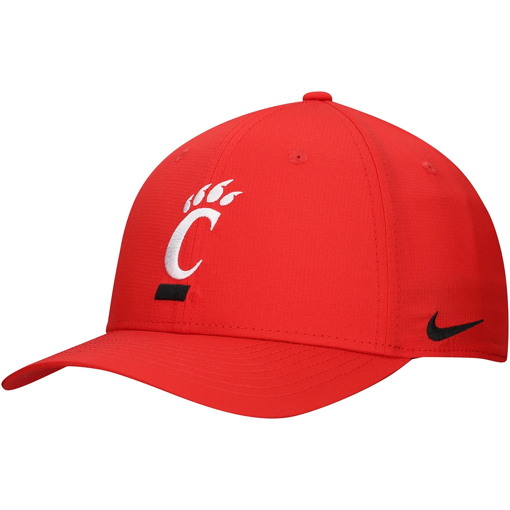 Men's Nike Red Cincinnati Bearcats 2024 Sideline Club Adjustable Hat