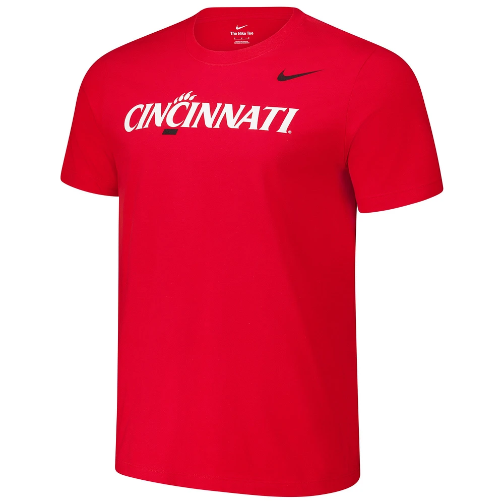 Men's Nike Red Cincinnati Bearcats Logo T-Shirt