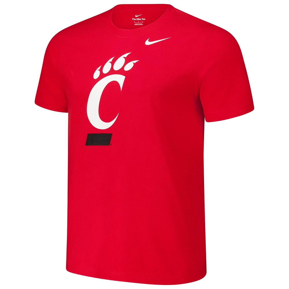 Men's Nike Red Cincinnati Bearcats Logo T-Shirt