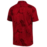 Polo Tommy Bahama pour homme rouge Cincinnati Bearcats Miramar Blooms