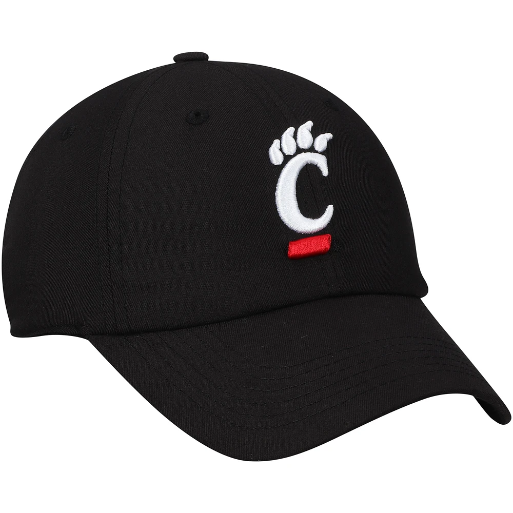 Casquette ajustable à logo principal noir Cincinnati Bearcats pour hommes Top of the World