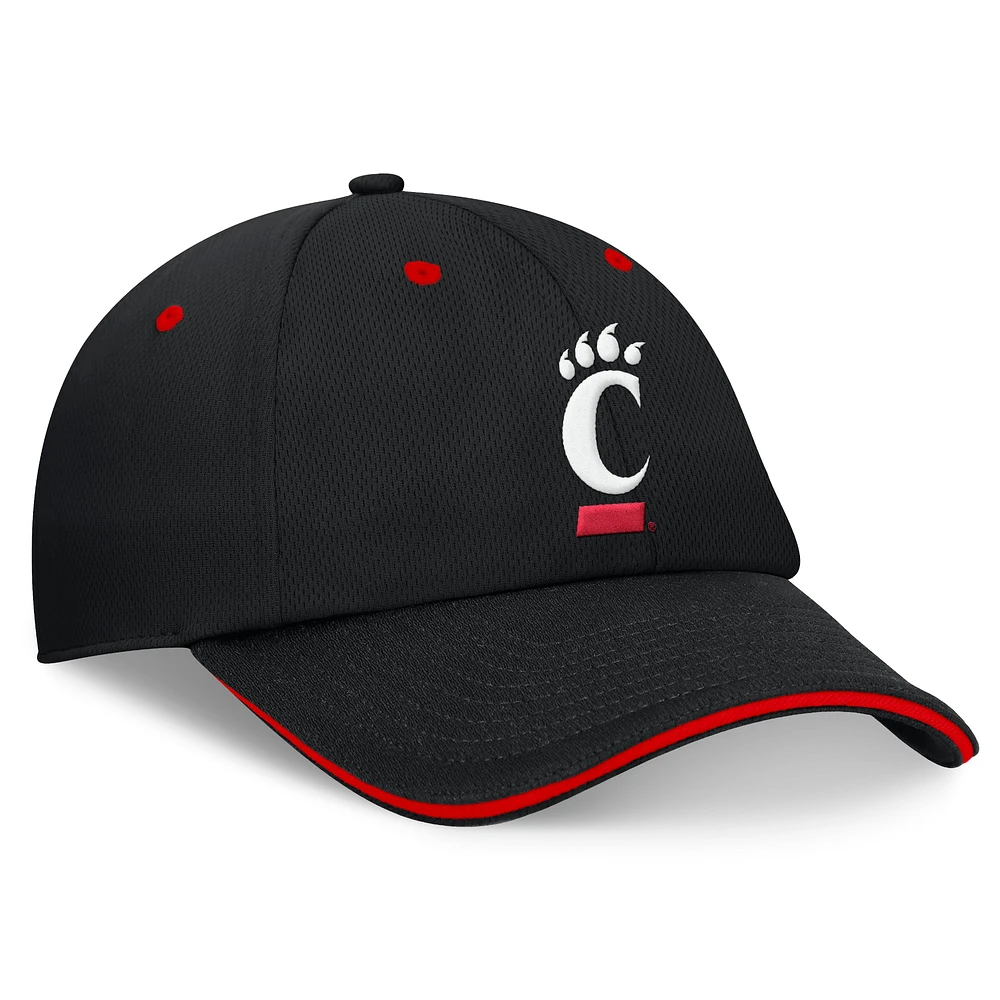 Casquette réglable Top of the World noire des Cincinnati Bearcats pour hommes