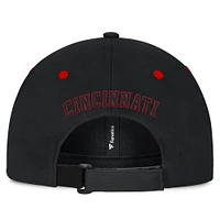 Casquette réglable Top of the World noire des Cincinnati Bearcats pour hommes