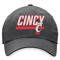 TOP CIN CHARC NCAA TOP SLICE ADJ - CHARCOAL HATMENUST