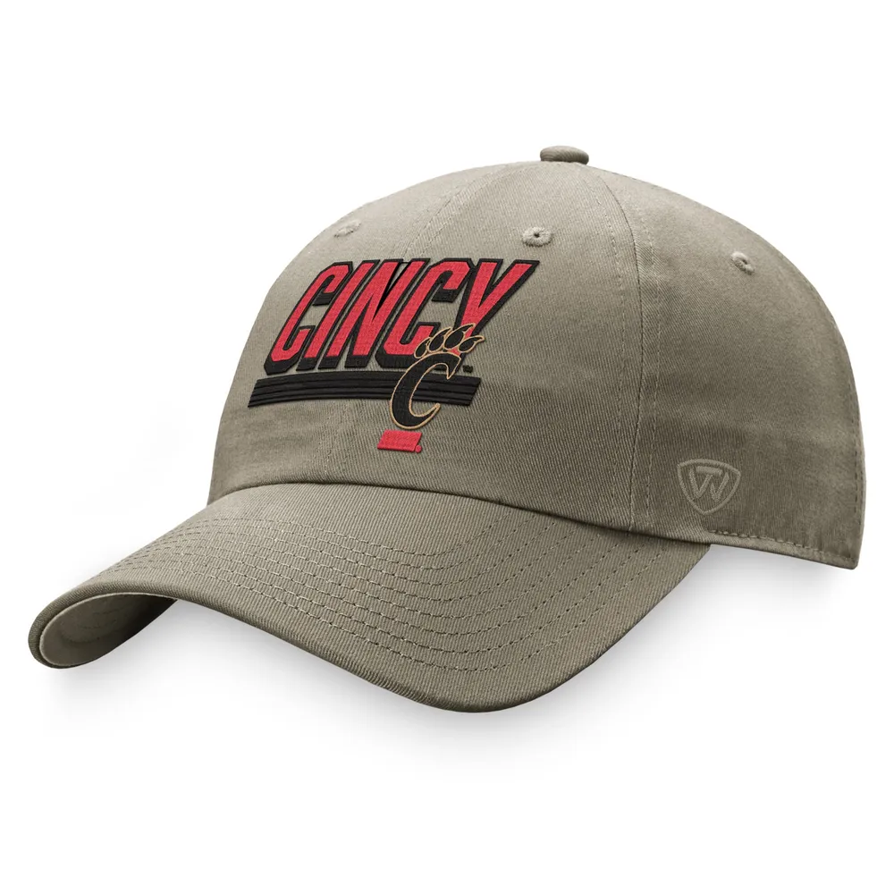 Casquette ajustable Top of the World Cincinnati Bearcats Slice pour homme