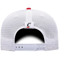 Men's Top of the World  Red/White Cincinnati Bearcats Victory Baseline Adjustable Trucker Hat