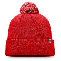 Men's Top of the World Red Cincinnati Bearcats Team Logo Cuffed Knit Hat with Pom
