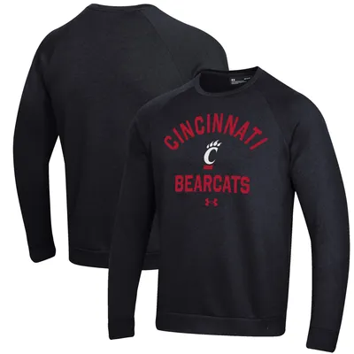 Cincinnati Bearcats Under Armour All Day Fleece Pullover Sweatshirt - Black