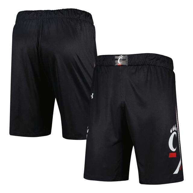 Under Armour Cincinnati Bearcats Team Replica Short de basketball pour homme Noir