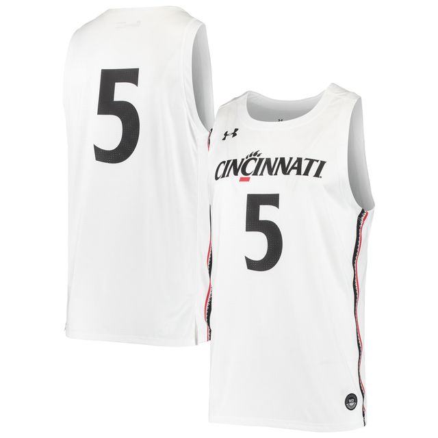Men's Under Armour White Cincinnati Bearcats Replica Basketball Jersey Size: Medium