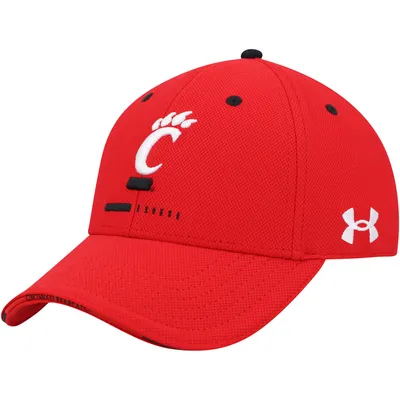 Cincinnati Bearcats Under Armour Blitzing Accent Performance  Adjustable Hat - Red
