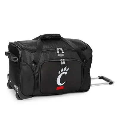 Cincinnati Bearcats MOJO 22" 2-Wheeled Duffel Bag - Black