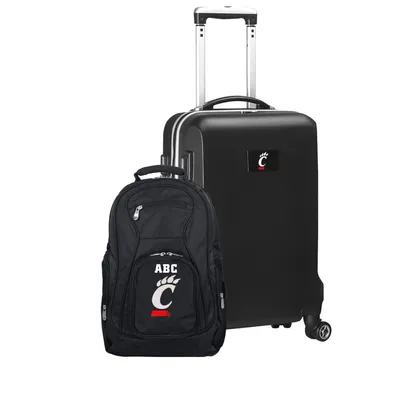 Cincinnati Bearcats MOJO Personalized Deluxe 2-Piece Backpack & Carry-On Set