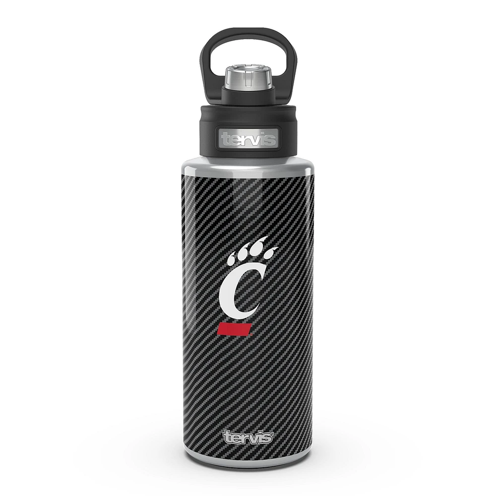 Tervis Bearcats de Cincinnati 32oz. Bouteille d'eau à large goulot en fibre de carbone