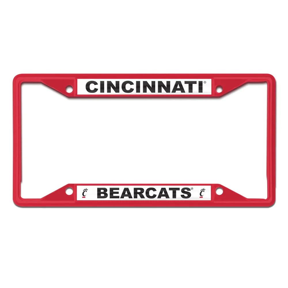 WinCraft Cincinnati Bearcats Chrome Color License Plate Frame