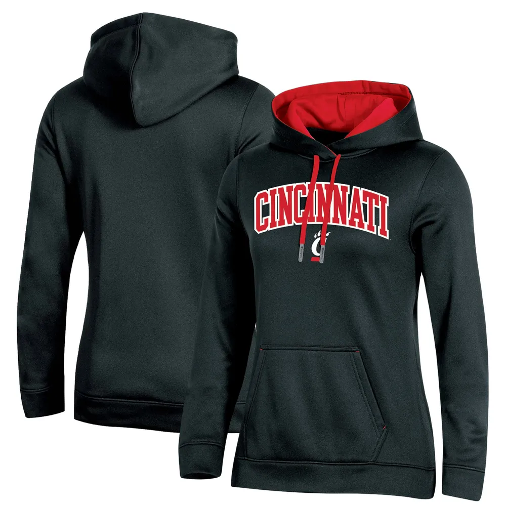 Sweat à capuche Champion Black Cincinnati Bearcats Arch Logo 2.0 pour femme