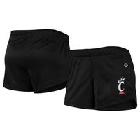 Women's Champion Black Cincinnati Bearcats Logo Mesh Shorts