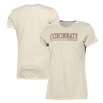 Women's Champion Cream Cincinnati Bearcats Classic T-Shirt