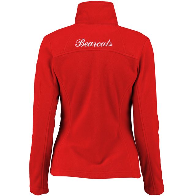 Veste à glissière pleine longueur Give & Go des Bearcats de Cincinnati Columbia pour femme, rouge